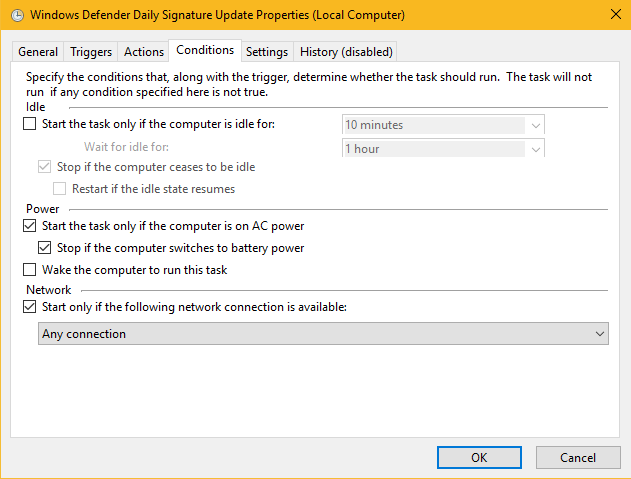Topic: Windows Defender Automatic Update, Scheduled Scans @ AskWoody