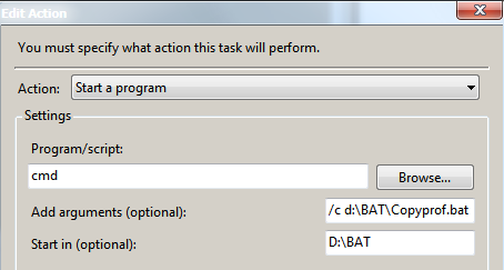 Topic: Task scheduler not running my batch file @ AskWoody