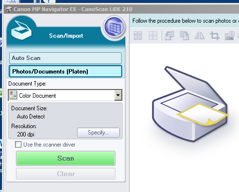 canoscan lide 20 lide 30 drivers for windows 7