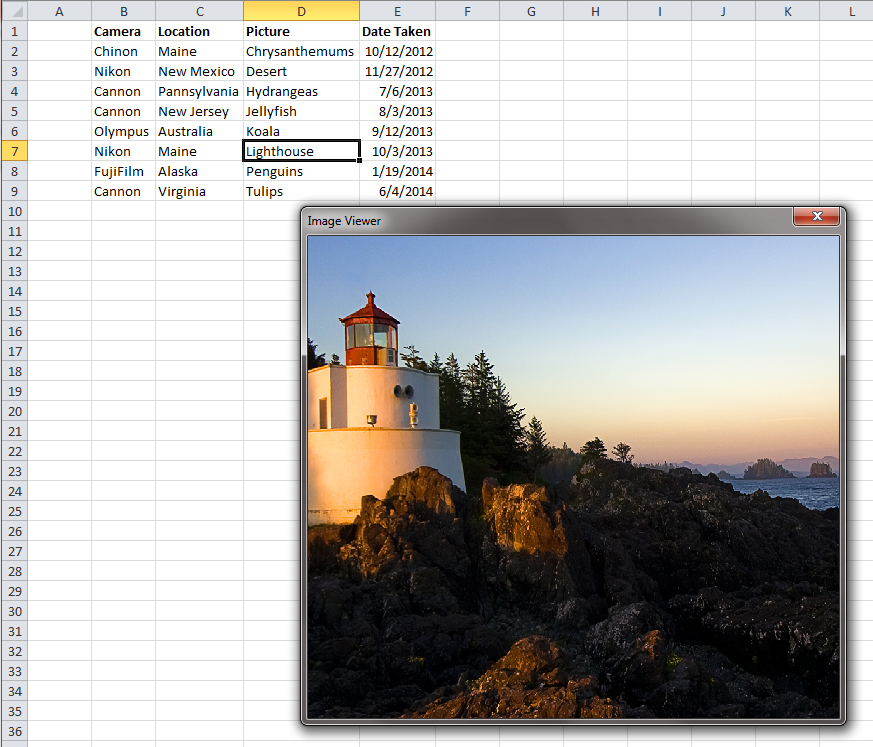 Topic: presenting a picture for the active row Excel 2013 @ AskWoody