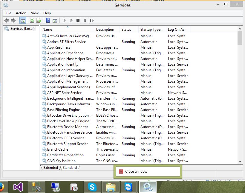 Topic: Cannot PIN Local Services To Taskbar @ AskWoody