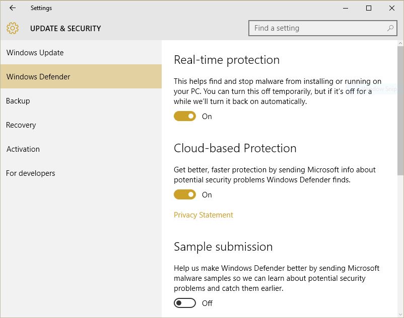 Topic Windows Defender disappeared. AskWoody