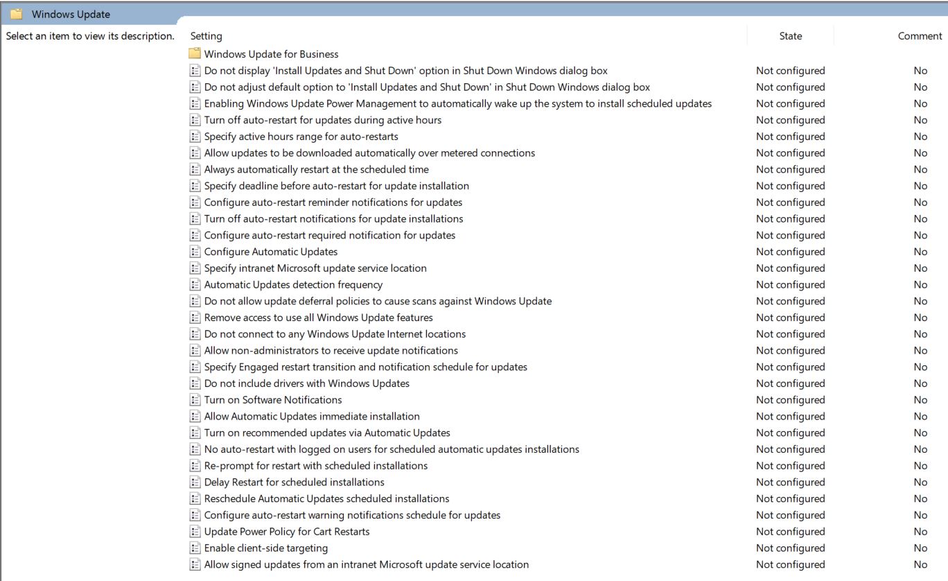 Update User Settings Topic: Windows Update Advanced Settings Conundrum @ AskWoody