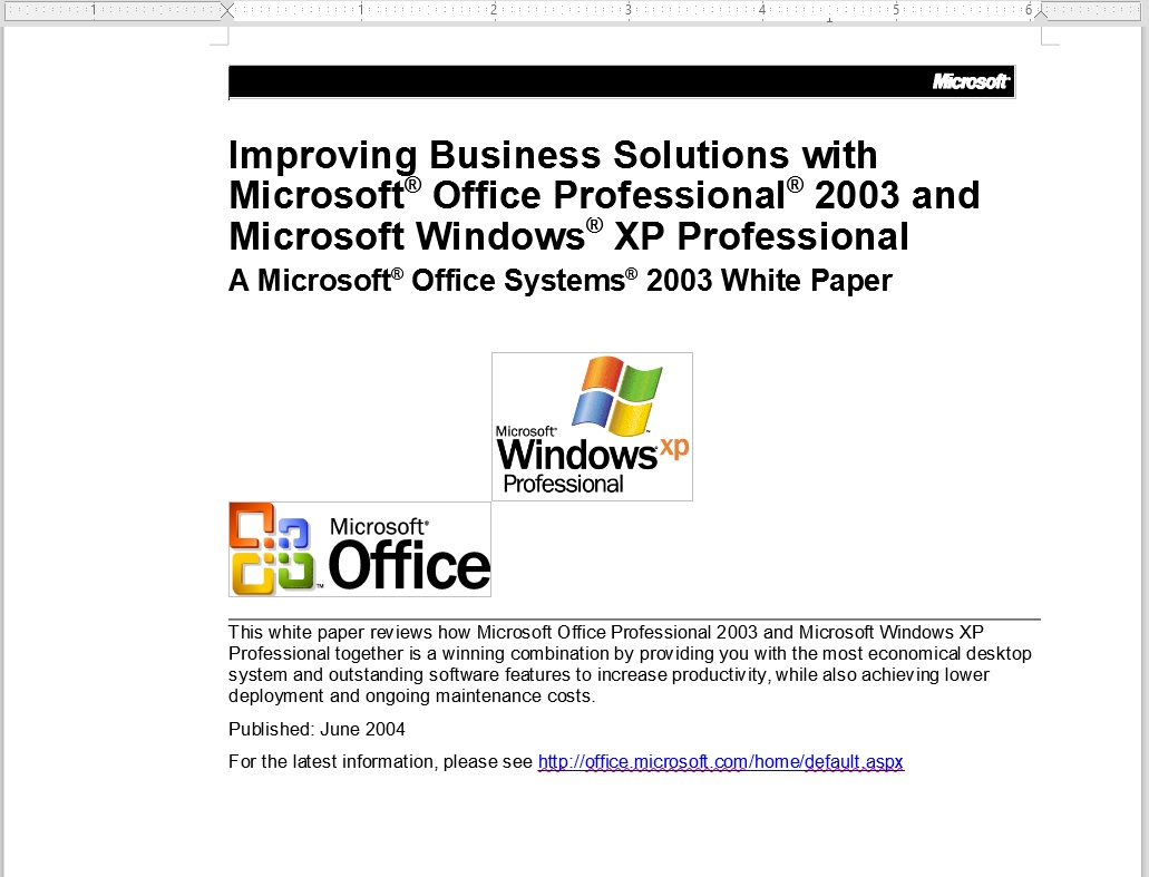 microsoft office xp service pack 3