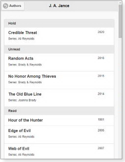 Will's Book List