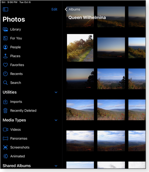 Photos sidebar