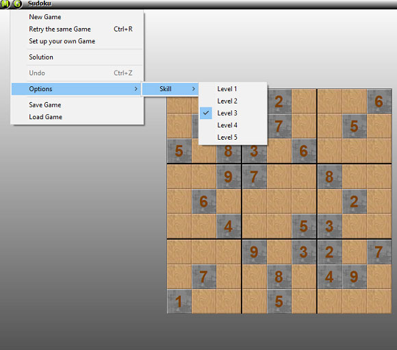 Sudoku has several options