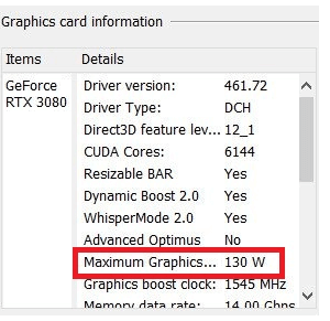 Nvidia system information