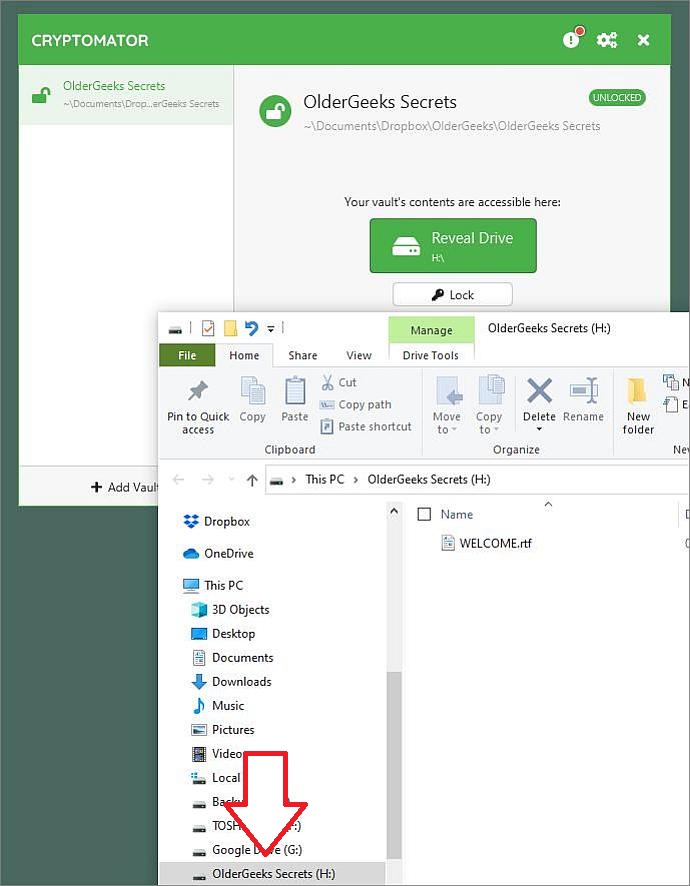 New virtual drive
