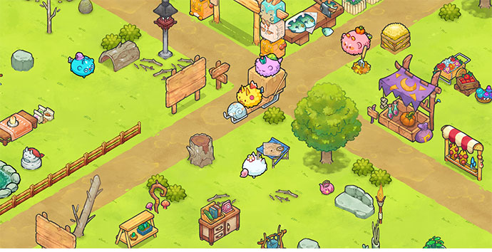 Axie Infinity game uses NFTs