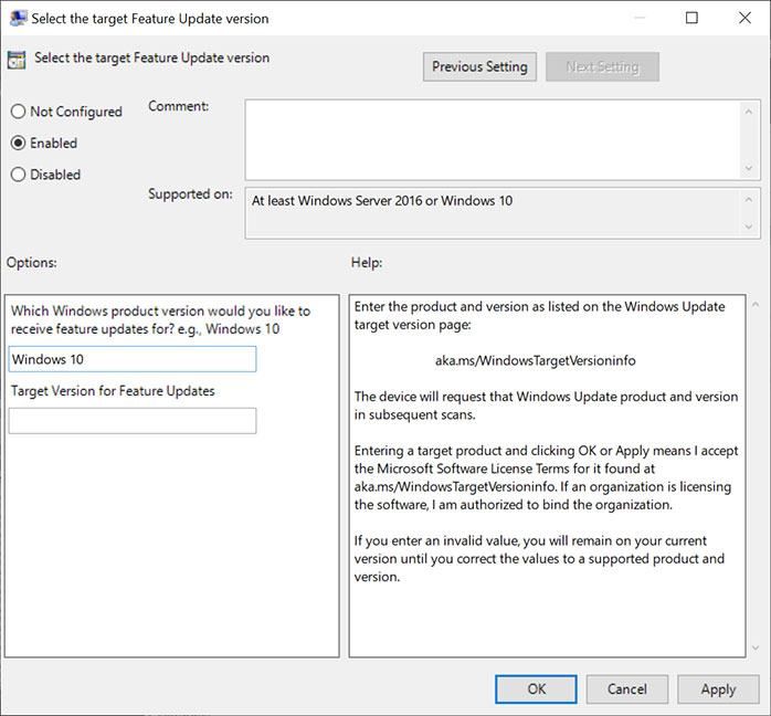 Local group policy editor