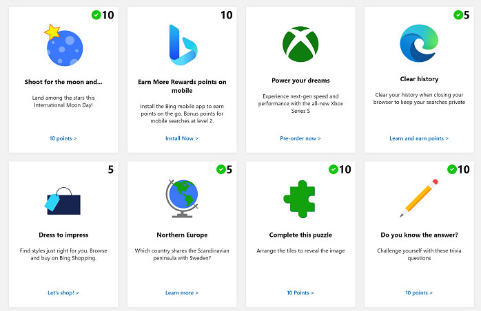 What happened to the july monthly bonus set on Microsoft rewards