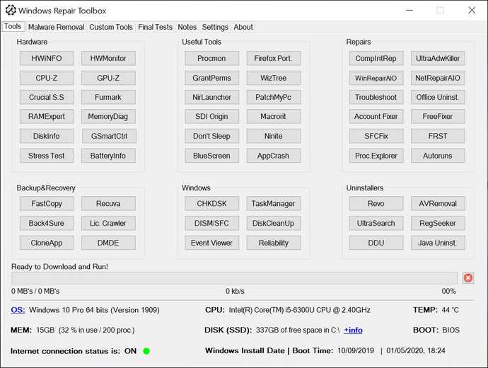 Windows Repair Toolbox 