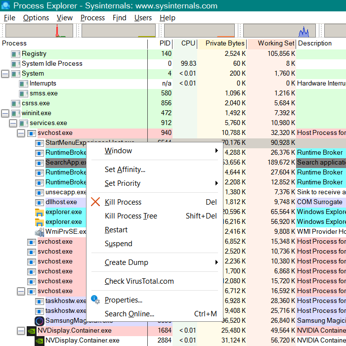 replacing task manager with process explorer in vista... Topic: Task Manager Issue @ AskWoody