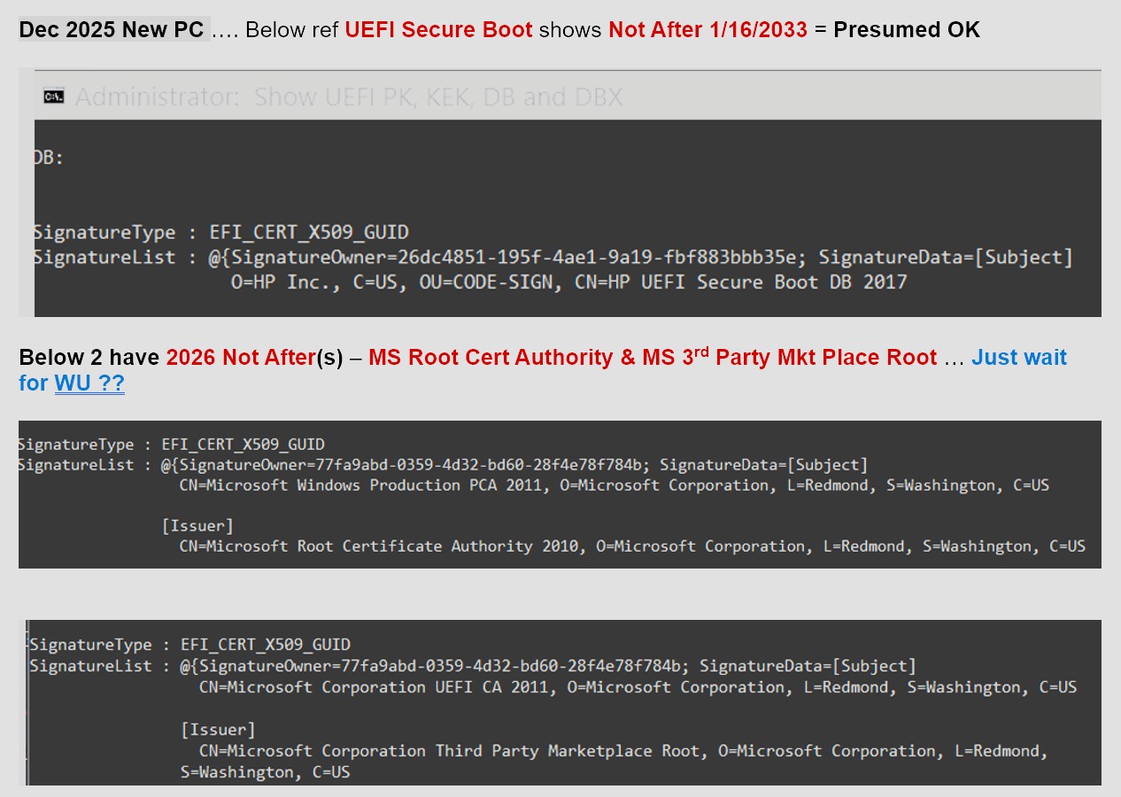 Topic: Securing Secure Boot @ AskWoody
