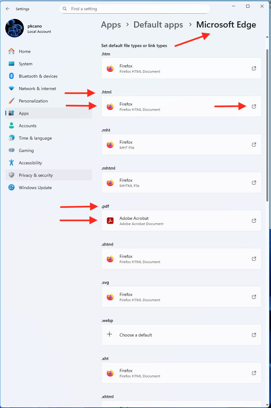 Topic: Default apps not saving in Windows 11 @ AskWoody