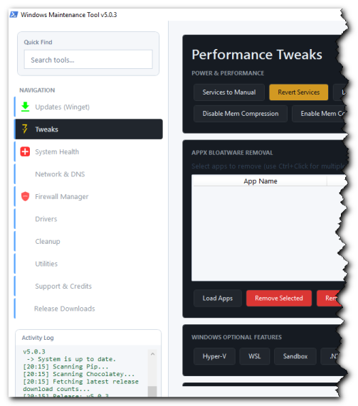 Topic: Windows Maintenance Tool — “Working on it …” @ AskWoody