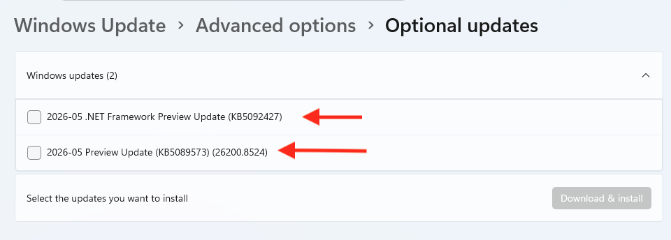 Topic: Another month, another update problem! @ AskWoody