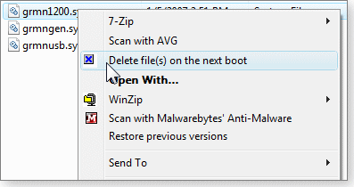 GiPo@MoveOnBoot context-menu option