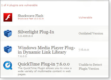 Mozilla plugin checker