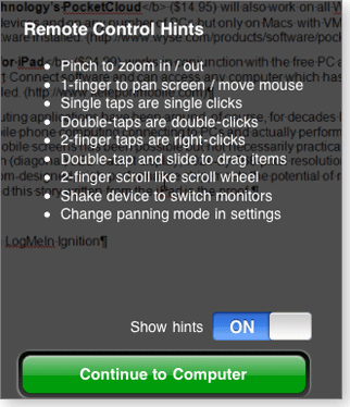 Word for winodws on the ipad
