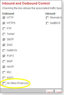 2Wire traffic control settings