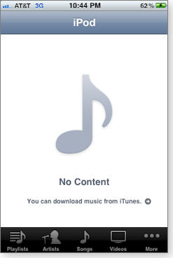 Lost music after ios update