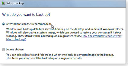 What do you want to back up