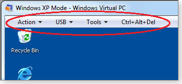 menu bar