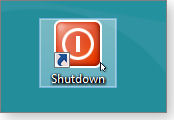 New Shutdown icon