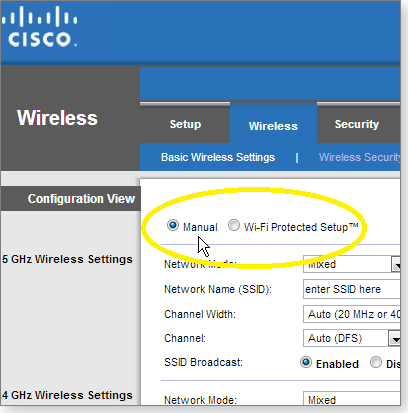 Disable WPS manually Disable WPS manually