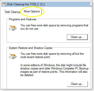 More cleaning options More cleaning options
