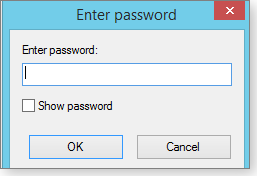 Enter password