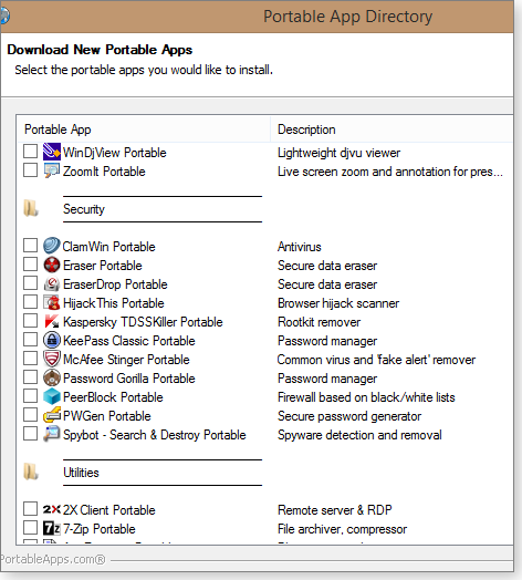 Portable App Directory Portable App Directory