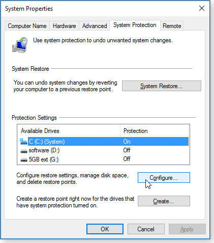 System Protection